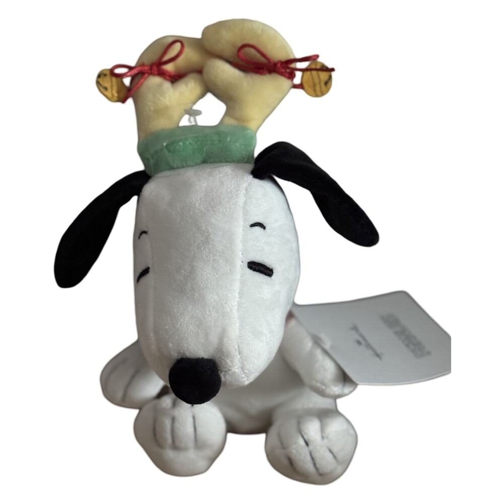 Hallmarkโ Snoopy Peanuts Reindeer Plush Toy Christmas 2024 Limited Edition
